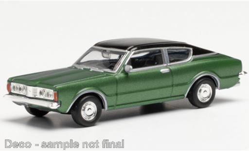Modellautos Ford Taunus 1/87 Herpa (TC I) Coupe mettalic grün/schwarz Ford Taunus 1/87 Herpa (TC I) Coupe mettalic grün/schwarz modellautos