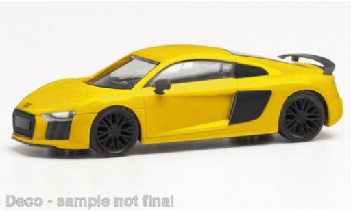 Audi R8 1/87 Herpa V10 Plus jaune modellautos