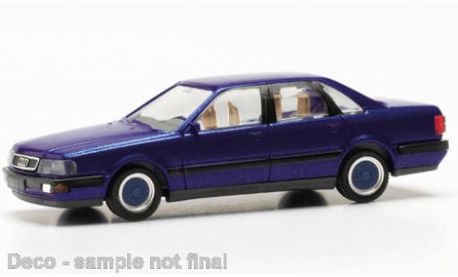 Audi V8 1/87 Herpa metallise bleu modellautos