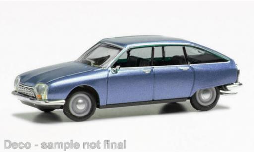 Modellautos Citroen GS 1/87 Herpa metallise bleu clair Citroen GS 1/87 Herpa metallise bleu clair modellautos