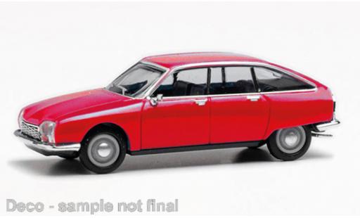 Citroen GS 1/87 Herpa rouge modellautos