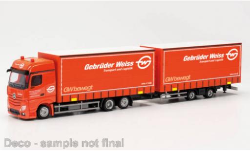 Mercedes Actros 1/87 Herpa Bigspace Gebrüder Weiss (A) 2018 modellautos