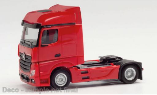 Modellautos Mercedes Actros 1/87 Herpa Bigspace rouge 2018 Mercedes Actros 1/87 Herpa Bigspace rouge 2018 modellautos