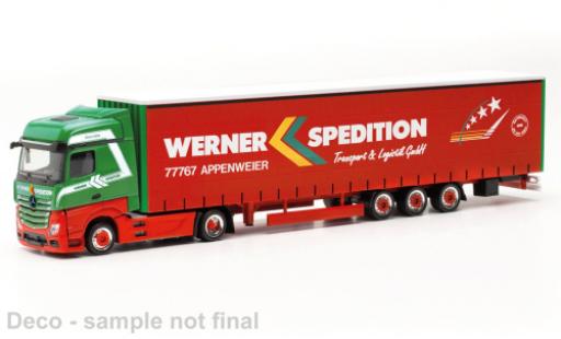 Modellautos Mercedes Actros 1/87 Herpa Bigspace Werner Mercedes Actros 1/87 Herpa Bigspace Werner modellautos
