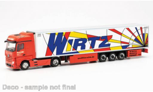 Mercedes Actros 1/87 Herpa Bigspace Wirtz 2018 modellautos