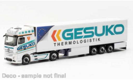 Mercedes Actros 1/87 Herpa Gigaspace GESUKO 2018 modellautos
