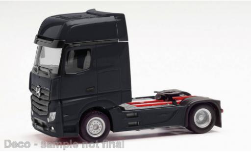 Modellautos Mercedes Actros 1/87 Herpa Gigaspace noire Mercedes Actros 1/87 Herpa Gigaspace noire modellautos