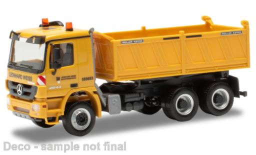Modellautos Mercedes Actros 1/87 Herpa M Leonhard Weiss 2008 Mercedes Actros 1/87 Herpa M Leonhard Weiss 2008 modellautos