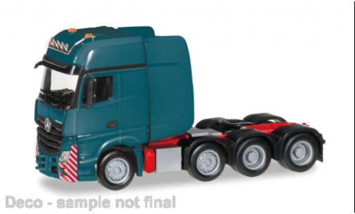 Mercedes Actros 1/87 Herpa SLT türkis modellautos