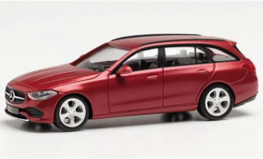 Modellautos Mercedes Classe C 1/87 Herpa T-Modell (S206) metallise rot Mercedes Classe C 1/87 Herpa T-Modell (S206) metallise rot modellautos