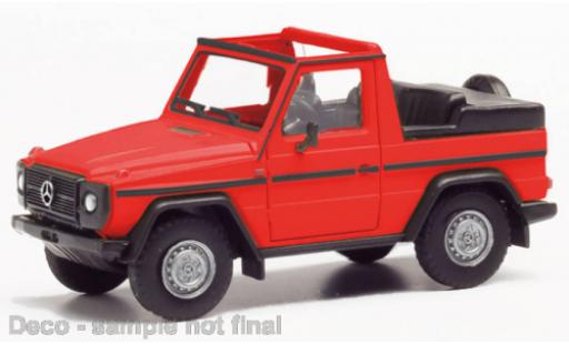Mercedes Classe G 1/87 Herpa G-classe cabriolet rouge modellautos