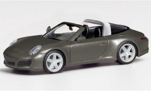 Modellautos Porsche 911 1/87 Herpa Targa 4 metallise grau Porsche 911 1/87 Herpa Targa 4 metallise grau modellautos