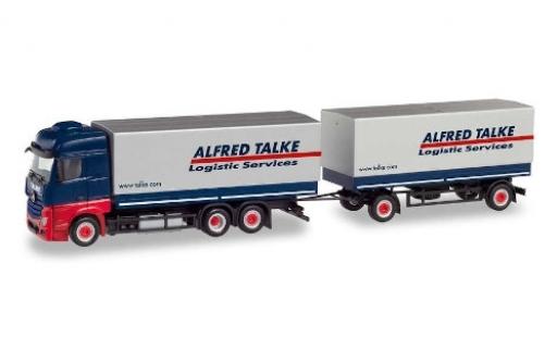 Mercedes Actros 1/87 Herpa Bigspace Alfred Talke Plan-camion avec remorque modellautos