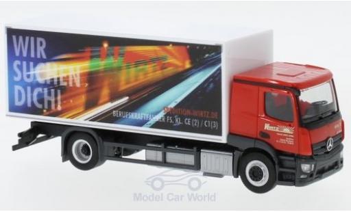 Modellautos Mercedes CLA 1/87 Herpa Actros Classicspace Wirtz Kühlkoffer-LKW Mercedes CLA 1/87 Herpa Actros Classicspace Wirtz Kühlkoffer-LKW modellautos