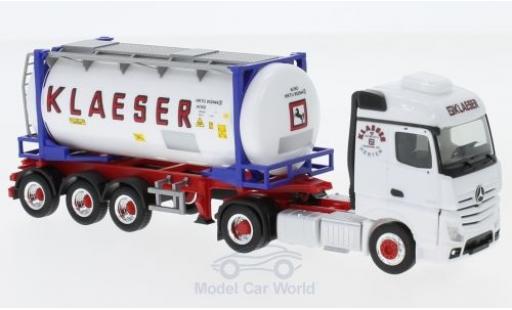Mercedes Actros 1/87 Herpa Cos Klaeser Herten Swapcontainer-Sattelzug modellautos