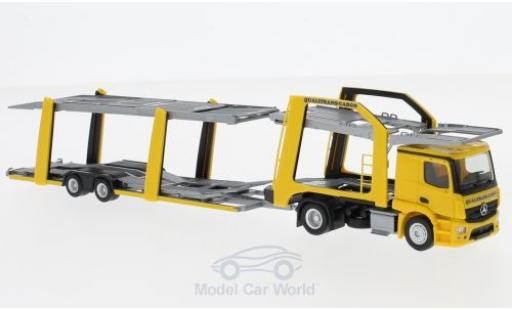 Mercedes Actros 1/87 Herpa Eurolohr Qualitrans Cargo (HU) Autotansporter modellautos