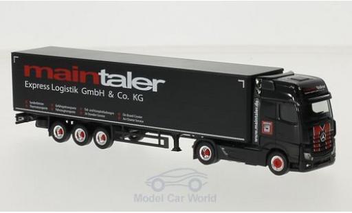 Mercedes Actros 1/87 Herpa Gigaspace Maintaler Gardinenplanen-SZ modellautos