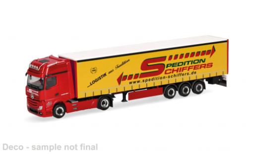 Modellautos Mercedes Actros 1/87 Herpa Gigaspace Spedition Schiffers 1:87 Mercedes Actros 1/87 Herpa Gigaspace Spedition Schiffers 1:87 modellautos