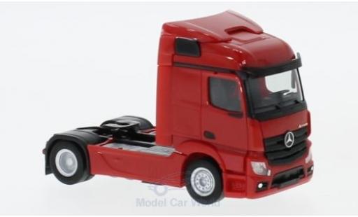 Modellautos Mercedes Actros 1/87 Herpa Streamspace 2.3 rot 2018 2-achs Zugmaschine Mercedes Actros 1/87 Herpa Streamspace 2.3 rot 2018 2-achs Zugmaschine modellautos