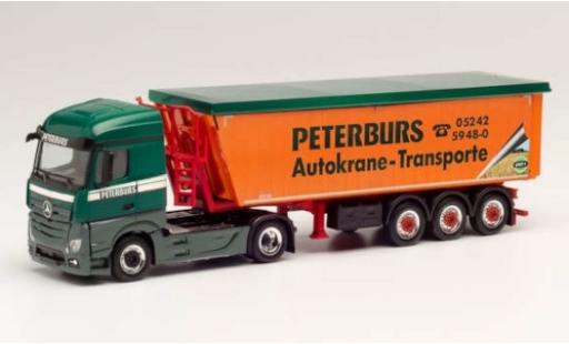 Mercedes Actros 1/87 Herpa Streamspace 2.5 Peterburs Stöffelliner-tracteur modellautos