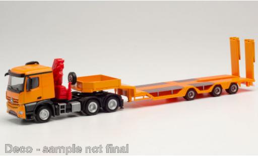 Modellautos Mercedes CLA 1/87 Herpa Arocs Classic 6x4 orange mit Ladekran Allrounder-Sattelzug Mercedes CLA 1/87 Herpa Arocs Classic 6x4 orange mit Ladekran Allrounder-Sattelzug modellautos