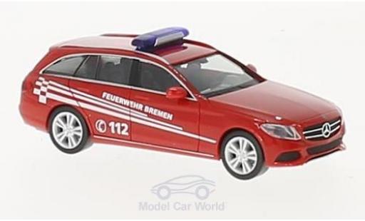 Modellautos Mercedes Classe C 1/87 Herpa T-Modell Feuerwehr Bremen Mercedes Classe C 1/87 Herpa T-Modell Feuerwehr Bremen modellautos