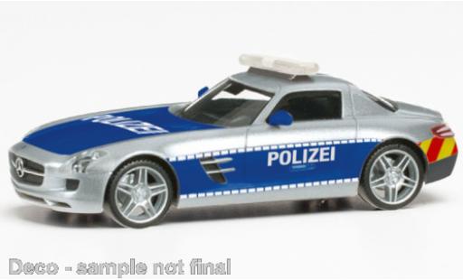 Modellautos Mercedes SLS 1/87 Herpa AMG Polizei Showcar Mercedes SLS 1/87 Herpa AMG Polizei Showcar modellautos