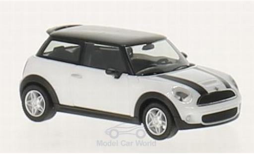 Modellautos Mini Cooper S 1/87 Herpa S weiss/schwarz Mini Cooper S 1/87 Herpa S weiss/schwarz modellautos