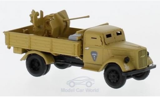 Opel Blitz 1/87 Herpa braun gepanzert mit 20mm Kanone modellautos