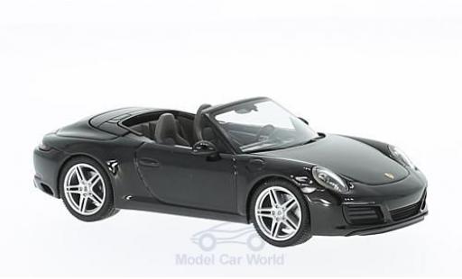 Modellautos Porsche 991 SC 1/43 Herpa 911 (/2) Carrera Cabrio mettalic schwarz Porsche 991 SC 1/43 Herpa 911 (/2) Carrera Cabrio mettalic schwarz modellautos