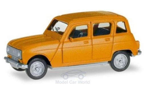 Renault 4 1/87 Herpa gelb modellautos