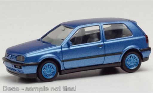 Modellautos Volkswagen Golf 1/87 Herpa III VR6 mettalic blau Volkswagen Golf 1/87 Herpa III VR6 mettalic blau modellautos