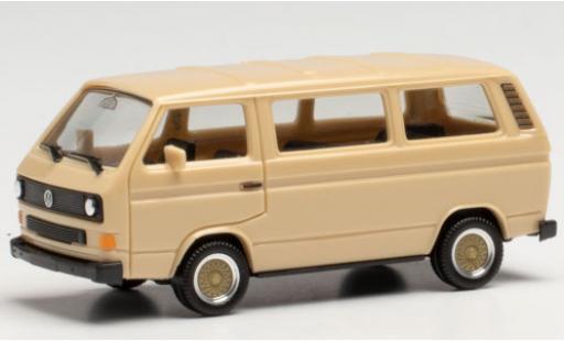 Modellautos Volkswagen T3 1/87 Herpa Bus beige mit BBS Felgen Volkswagen T3 1/87 Herpa Bus beige mit BBS Felgen modellautos