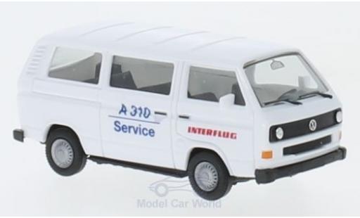 Modellautos Volkswagen T3 1/87 Herpa Bus Interflug Volkswagen T3 1/87 Herpa Bus Interflug modellautos