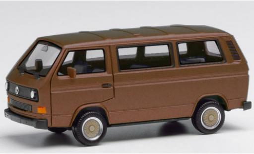 Modellautos Volkswagen T3 1/87 Herpa Bus mettalic braun mit BBS Felgen Volkswagen T3 1/87 Herpa Bus mettalic braun mit BBS Felgen modellautos