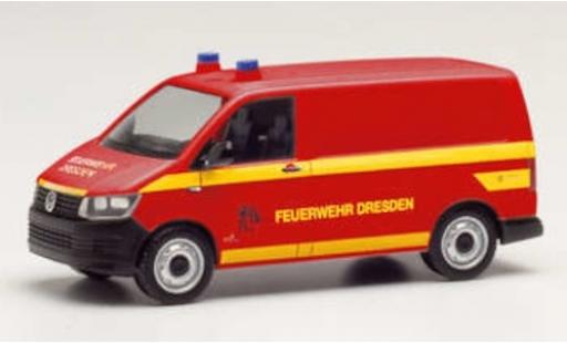 Modellautos Volkswagen T6 1/87 Herpa Kasten Feuerwehr Dresden Volkswagen T6 1/87 Herpa Kasten Feuerwehr Dresden modellautos