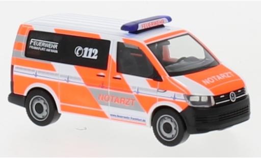 Modellautos Volkswagen T6 1/87 Herpa Notarzt Feuerwehr Frankfurt / Main Volkswagen T6 1/87 Herpa Notarzt Feuerwehr Frankfurt / Main modellautos