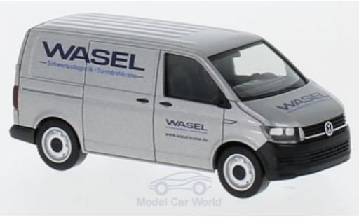 Modellautos Volkswagen T6 1/87 Herpa silber Wasel Krane Transporter Volkswagen T6 1/87 Herpa silber Wasel Krane Transporter modellautos