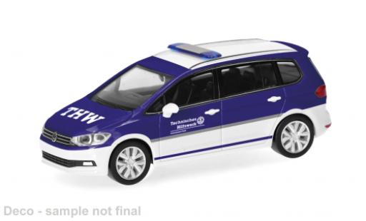 Modellautos Volkswagen Touran 1/87 Herpa blau/weiss THW Fürth 1:87 Volkswagen Touran 1/87 Herpa blau/weiss THW Fürth 1:87 modellautos