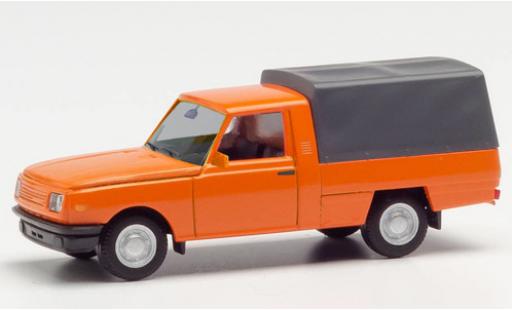Modellautos Wartburg 353 1/87 Herpa Trans orange 1985 avec toile Wartburg 353 1/87 Herpa Trans orange 1985 avec toile modellautos
