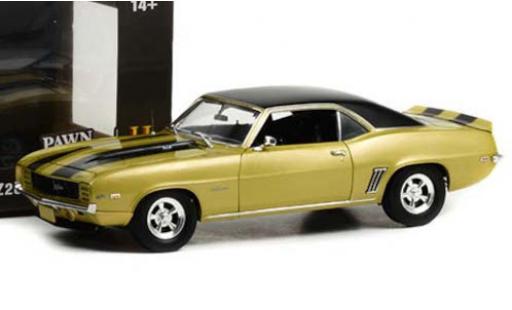 Chevrolet Camaro 1/18 Highway 61 Z28 mettalic oliv/schwarz 1969 modellautos