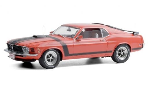 Modellautos Ford Mustang 1/18 Highway 61 Boss 302 rot/matt-schwarz 1970 Ford Mustang 1/18 Highway 61 Boss 302 rot/matt-schwarz 1970 modellautos