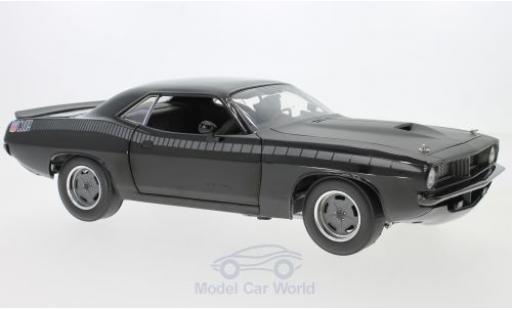 Modellautos Plymouth Barracuda 1/18 Highway 61 schwarz/grau 2Fast 2Furious Plymouth Barracuda 1/18 Highway 61 schwarz/grau 2Fast 2Furious modellautos