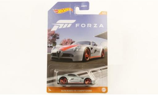 Alfa Romeo 8C 1/64 Hot Wheels Competizione metallise grau Forza 1:64 modellautos