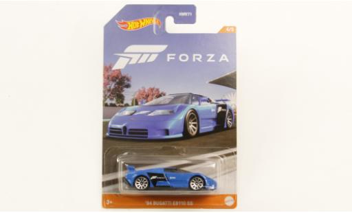 Bugatti EB110 1/64 Hot Wheels EB 110 SS blau Forza 1994 1:64 modellautos