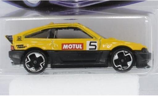 Modellautos Honda CR-X 1/64 Hot Wheels gelb/schwarz 1985 1:64 Honda CR-X 1/64 Hot Wheels gelb/schwarz 1985 1:64 modellautos