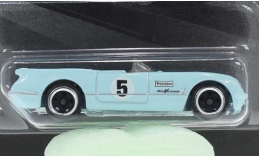 Modellautos Chevrolet Corvette 1/64 Hot Wheels (C1) Cabriolet bleu clair 1955 Chevrolet Corvette 1/64 Hot Wheels (C1) Cabriolet bleu clair 1955 modellautos
