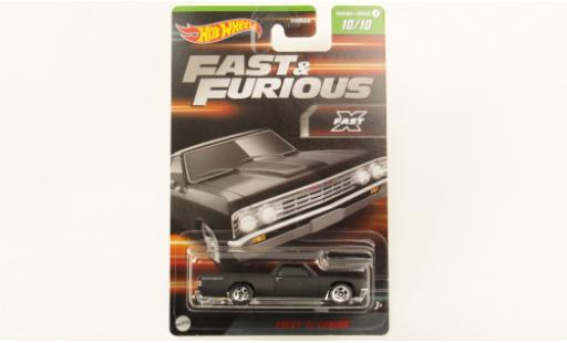 Modellautos Chevrolet El Camino 1/64 Hot Wheels mattanthrazit rapide & Furious 1972 Chevrolet El Camino 1/64 Hot Wheels mattanthrazit rapide & Furious 1972 modellautos