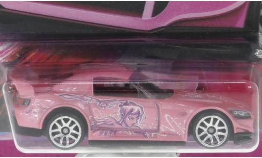 Modellautos Honda S2000 1/64 Hot Wheels metallise rose rapide & Furious Honda S2000 1/64 Hot Wheels metallise rose rapide & Furious modellautos