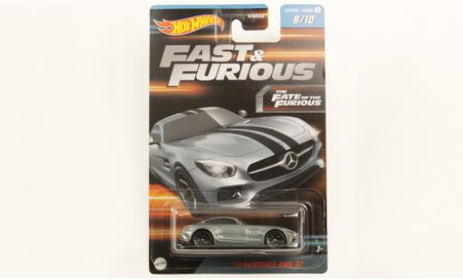 Modellautos Mercedes AMG GT 1/64 Hot Wheels metallise gris rapide & Furious 2015 Mercedes AMG GT 1/64 Hot Wheels metallise gris rapide & Furious 2015 modellautos